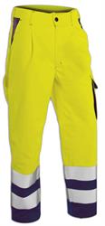 Pantalone KILIAN - Giallo HV / Blu Navy